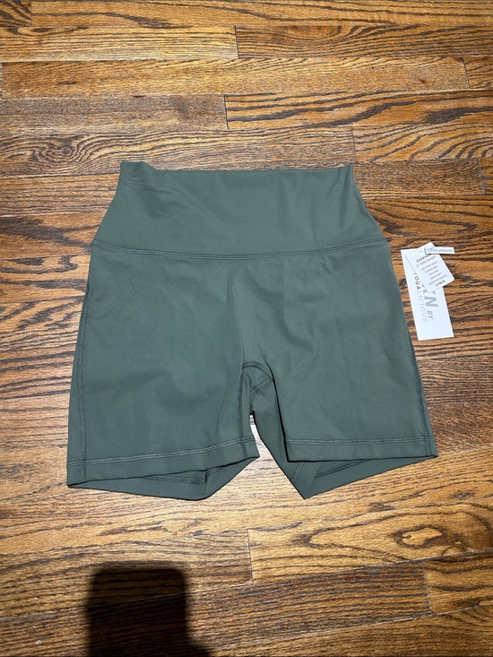 Yogalicious Pants - High-Waist Women's Sage/Olive Green Bike Shorts